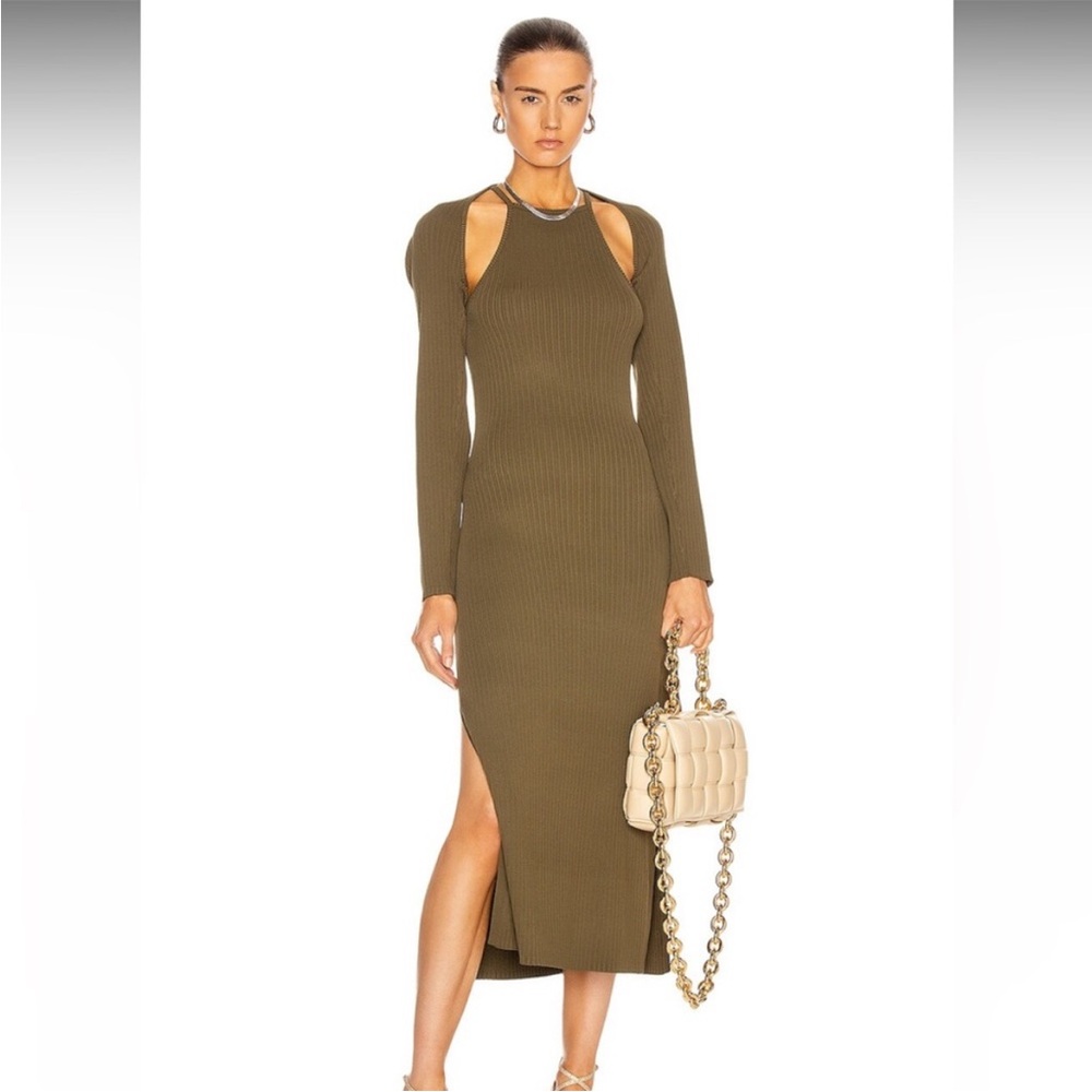 NWT Nicholas Estela Olive Green Dress sz Small
